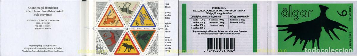 Sellos: 3165 MNH SUECIA 1997 SELLOS DE MENSAJES
