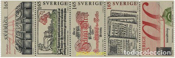 Stamps: 109922 MNH SUECIA 1983 500 ANIVERSARIO DE LA IMPRENTA EN SUECIA