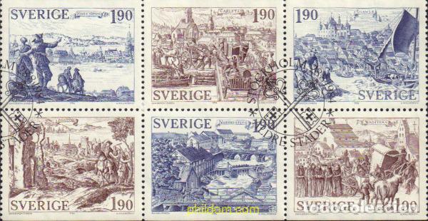 Sellos: 368955 USED SUECIA 1984 ANTIGUAS CIUDADES DE SUECIA.