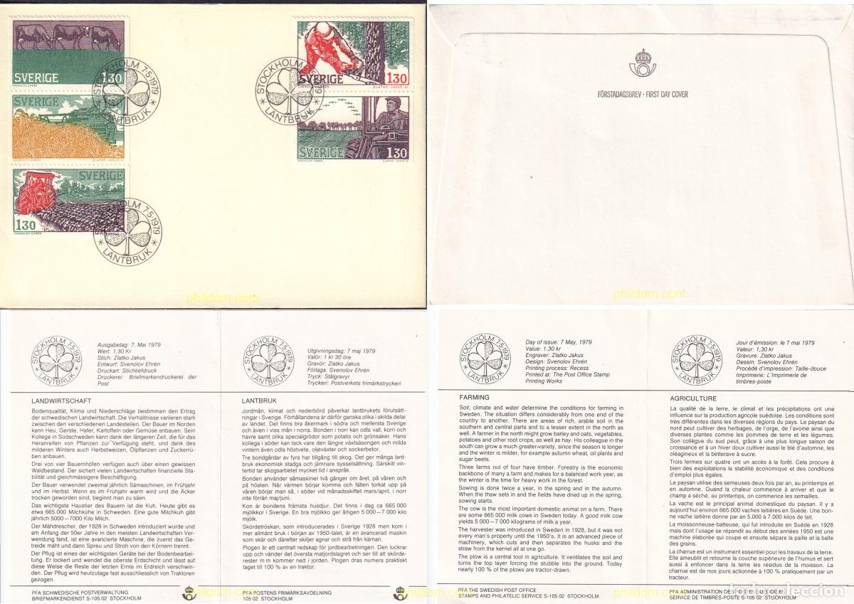 Selos: 544286 USED SUECIA 1979 A&Ntilde;O DEL AGRICULTOR