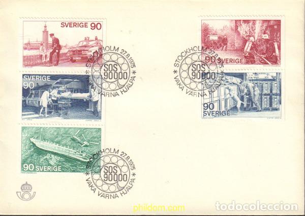 Selos: 544285 MNH SUECIA 1975 VIGILAR, SALVAGUARDAR Y AYUDAR