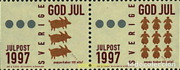 Selos: 24987 MNH SUECIA 1997 NAVIDAD. FIGURITAS DE BIZCOCHO
