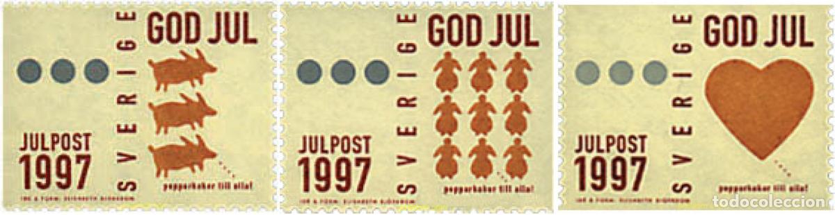 Selos: 91436 MNH SUECIA 1997 NAVIDAD. FIGURITAS DE BIZCOCHO