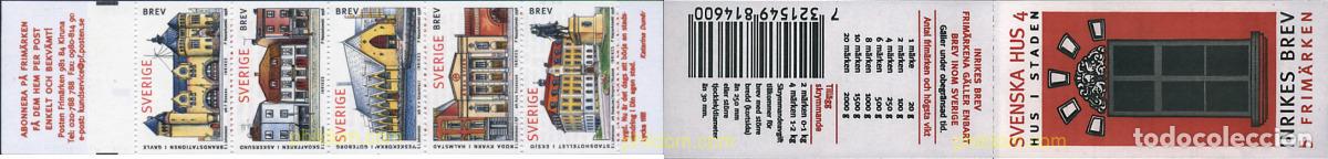 Selos: 3236 MNH SUECIA 1998 CASAS SUECAS