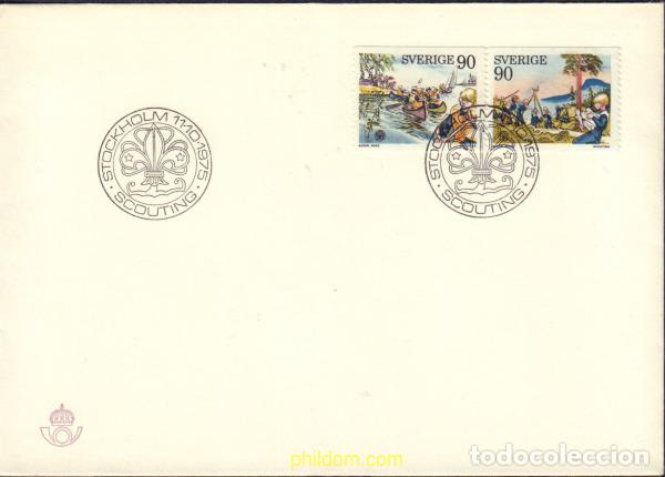Sellos: 377071 MNH SUECIA 1975 ESCULTISMO EN SUECIA