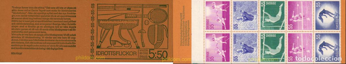 Stamps: 2335 MNH SUECIA 1972 DEPORTES FEMENINOS