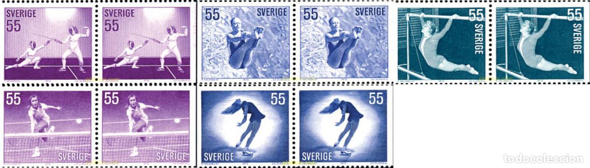 Timbres: 113117 MNH SUECIA 1972 DEPORTES FEMENINOS