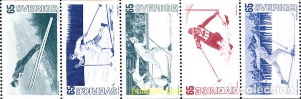 Timbres: 6033 MNH SUECIA 1974 DEPORTES DE INVIERNO