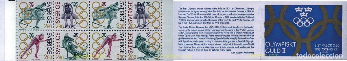 Sellos: 2180 MNH SUECIA 1992 MEDALLISTAS OLIMPICOS