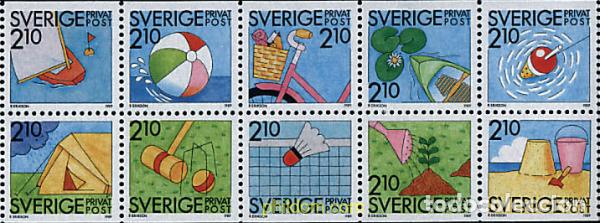 Sellos: 112578 MNH SUECIA 1989 SELLOS DE DESCUENTO