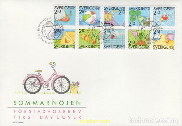 Selos: 544139 MNH SUECIA 1989 SELLOS DE DESCUENTO