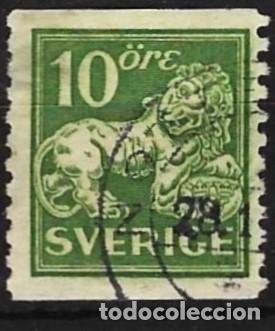 Stamps: Suecia 1921 - Mi 176 I WA - YT 126 - Leon de Vasa