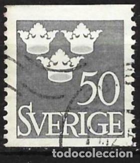 Sellos: Suecia 1952 - Mi 373 - YT 335A - Tres coronas