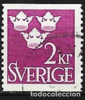 Timbres: Suecia 1952 - Mi 375 - YT 340A - Tres coronas