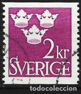 Timbres: Suecia 1952 - Mi 375 - YT 340A - Tres coronas