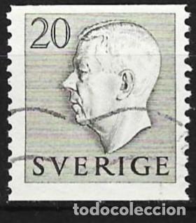 Timbres: Suecia 1952 - Mi 369A - YT 358 - Rey Gustavo VI Adolphe