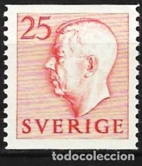 Briefmarken: Suecia 1952 - Mi 370A - YT 360 - Rey Gustavo VI Adolphe - MNH**