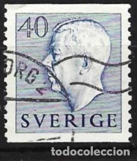 Sellos: Suecia 1952 - Mi 372 - YT 363 - Rey Gustavo VI Adolphe