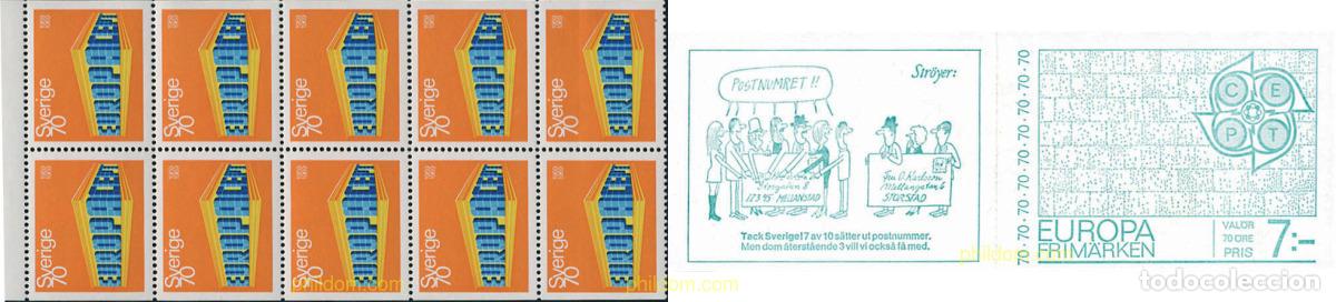 Sellos: 2353 MNH SUECIA 1969 EUROPA CEPT. 10 ANIVERSARIO DE LA CEPT