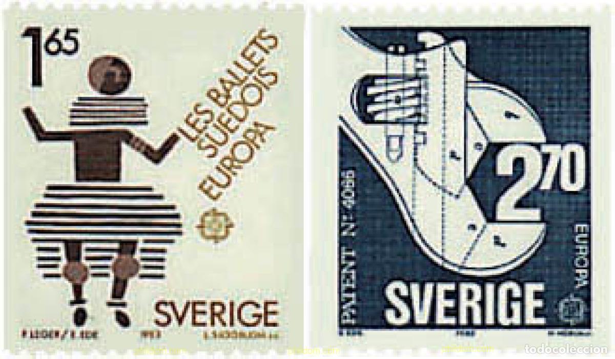 Sellos: 62541 MNH SUECIA 1983 EUROPA CEPT. GRANDES OBRAS DE LA HUMANIDAD