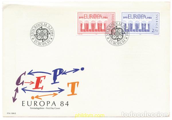 Sellos: 24032 MNH SUECIA 1984 EUROPA CEPT. 25 ANIVERSARIO DE LA CEPT