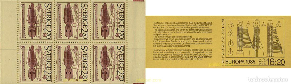 Sellos: 3604 MNH SUECIA 1985 EUROPA CEPT. A&Ntilde;O EUROPEO DE LA MUSICA