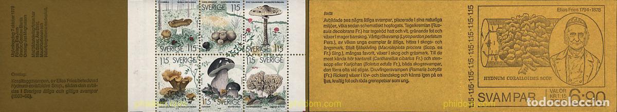 Sellos: 10802 MNH SUECIA 1978 SETAS