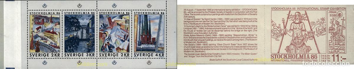 Sellos: 2752 MNH SUECIA 1985 STOCKHOLMIA 86. EXPOSICION FILATELICA INTERNACIONAL