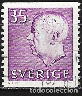 Sellos: Suecia 1961 - Mi 479A - YT 466 - Rey Gustavo VI Adolphe