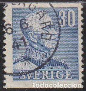 Sellos: Suecia 1940 Scott 305 Sello &ordm; Rey Gustav V Michel 260A Yvert 262 Sweden Stamp Timbre Su&egrave;de Briefmark