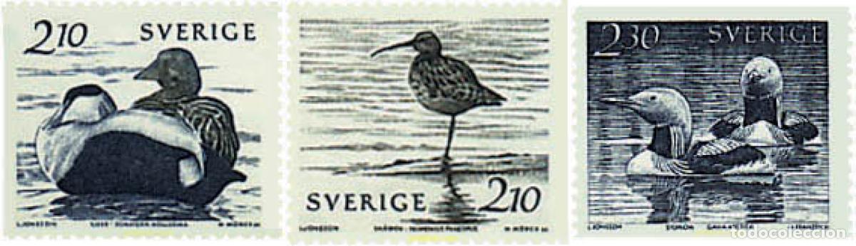 Sellos: 33752 MNH SUECIA 1986 PAJAROS ACUATICOS
