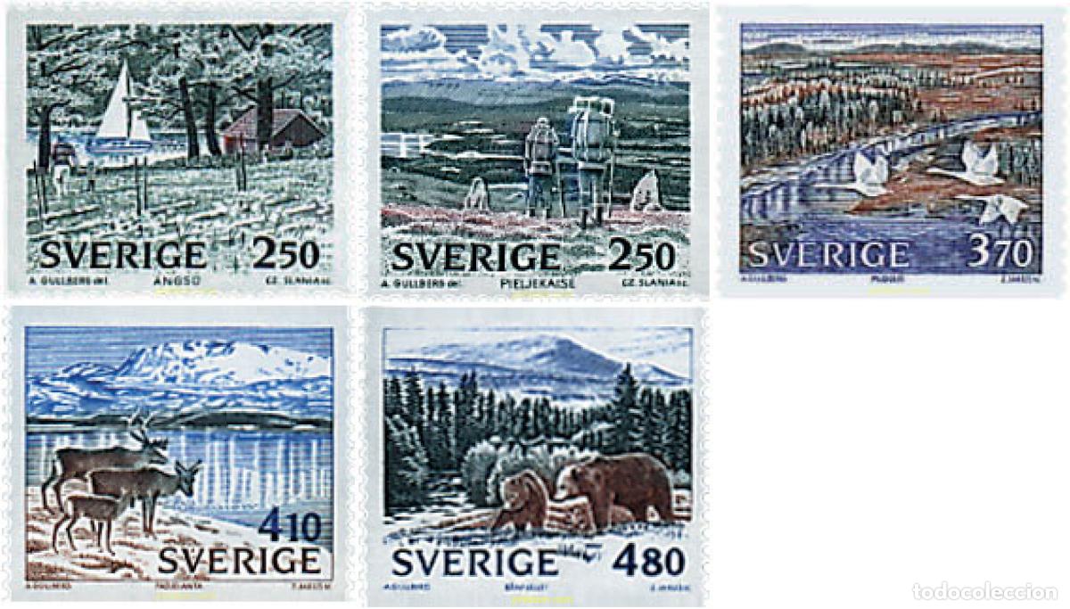 Sellos: 34464 MNH SUECIA 1990 PARQUES NACIONALES SUECOS