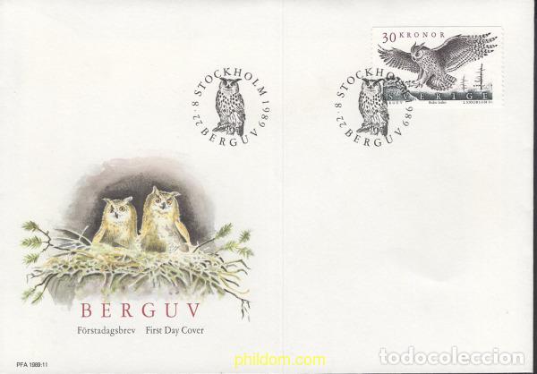 Sellos: 397073 MNH SUECIA 1989 FAUNA EN PELIGRO DE EXTINCION