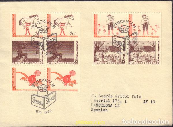 Sellos: 544237 MNH SUECIA 1969 NAVIDAD. CUENTOS SUECOS
