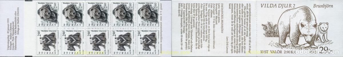 Sellos: 3162 MNH SUECIA 1993 FAUNA SALVAJE