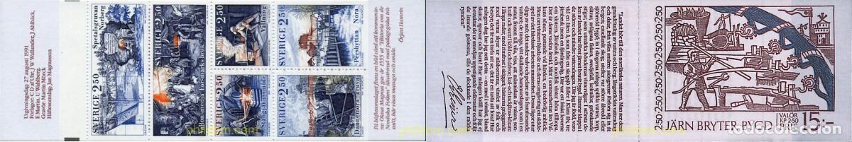 Sellos: 2914 MNH SUECIA 1991 INDUSTRIA SIDERURGICA