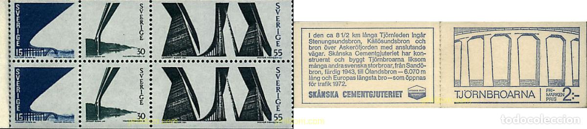 Sellos: 108397 MNH SUECIA 1969 PUENTES DE LA ISLA DE TJORN