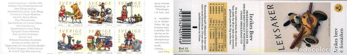 Sellos: 2661 MNH SUECIA 2000 JUGUETES