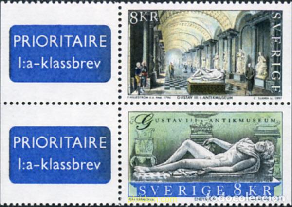 Sellos: 113849 MNH SUECIA 1997 MUSEO DE ANTIGUEDADES GUSTAVO III DE ESTOCOLMO