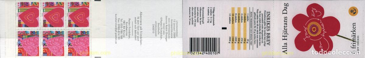 Sellos: 2503 MNH SUECIA 2000 DIA DE SAN VALENTIN