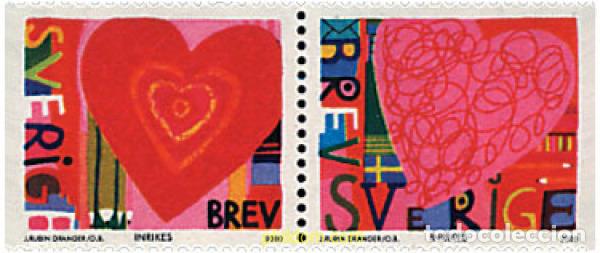 Sellos: 114020 MNH SUECIA 2000 DIA DE SAN VALENTIN