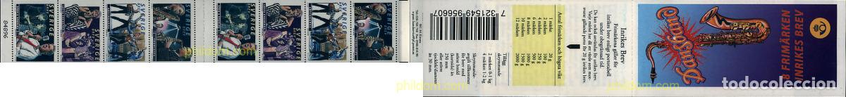 Sellos: 2500 MNH SUECIA 1999 MUSICOS