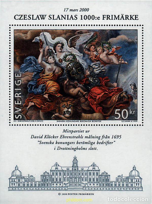 Sellos: 69293 MNH SUECIA 2000 MILESIMO SELLO DEL GRABADOR CZESLAW SLANIAS