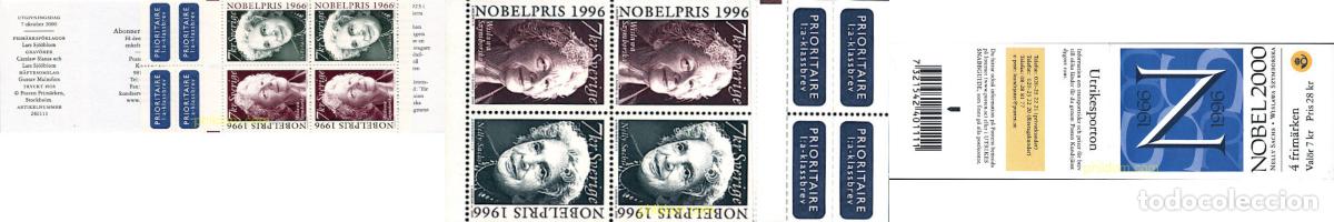 Sellos: 2198 MNH SUECIA 2000 PREMIOS NOBEL DE LITERATURA
