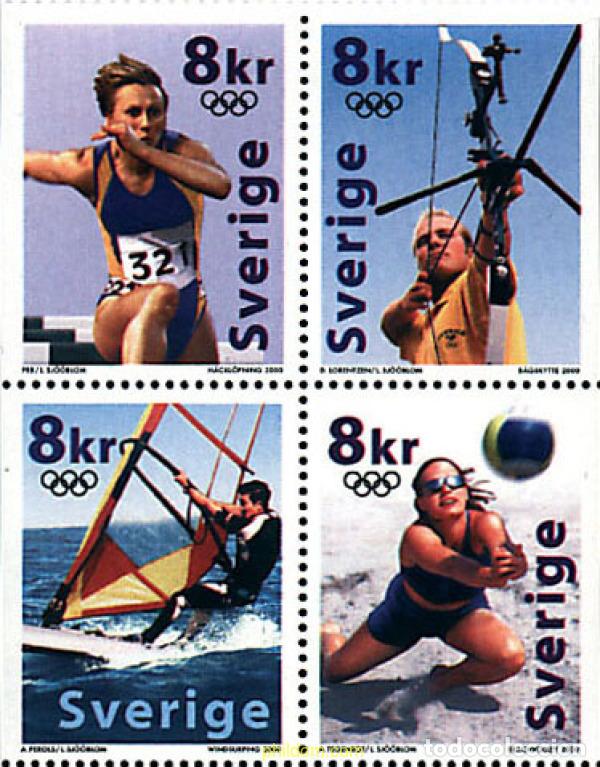 Sellos: 5109 MNH SUECIA 2000 27 JUEGOS OLIMPICOS VERANO SYDNEY 2000