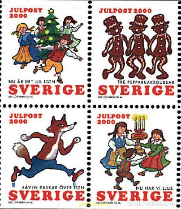 Sellos: 5112 MNH SUECIA 2000 CANCIONES DE NAVIDAD