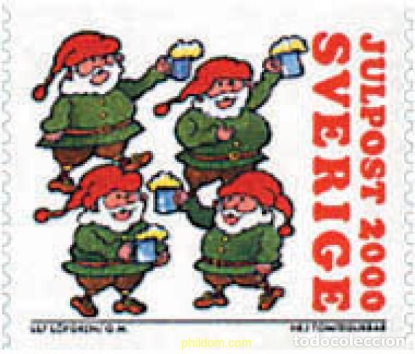 Sellos: 364282 MNH SUECIA 2000 CANCIONES DE NAVIDAD