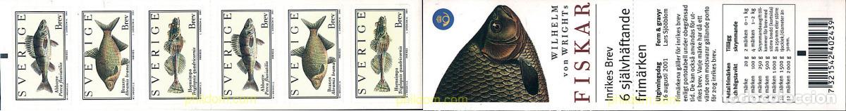 Sellos: 2267 MNH SUECIA 2001 PECES