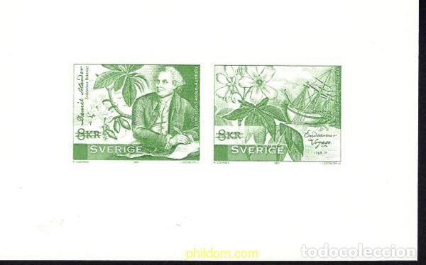 Sellos: 4231 MNH SUECIA 2001 DANIEL SOLANDER