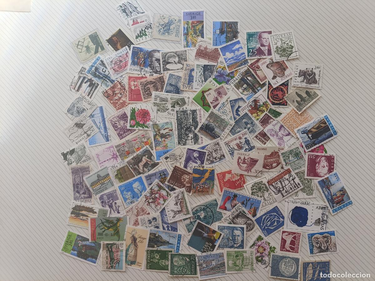Sellos: Suecia: colecci&oacute;n de 102 sellos